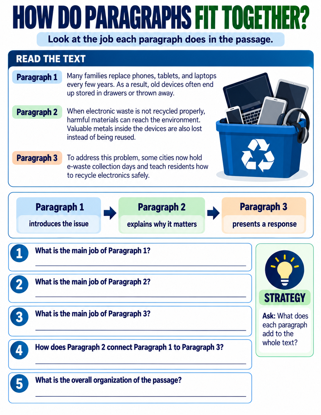 Reading Comprehension resource — page 1