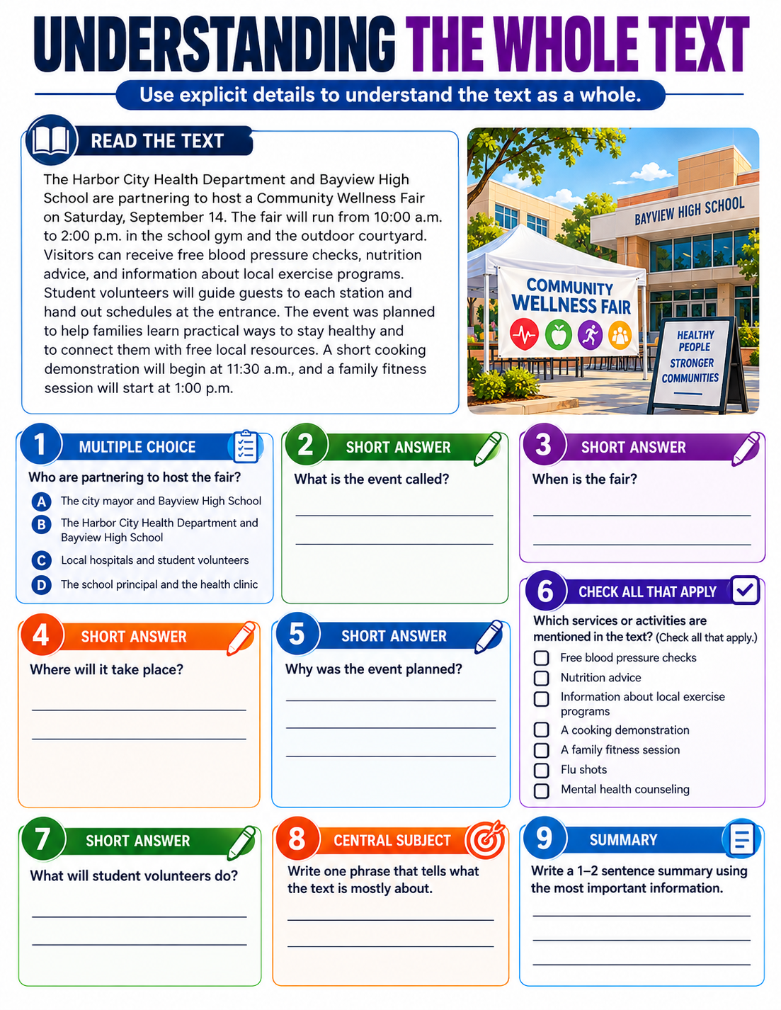 Reading Comprehension resource — page 7