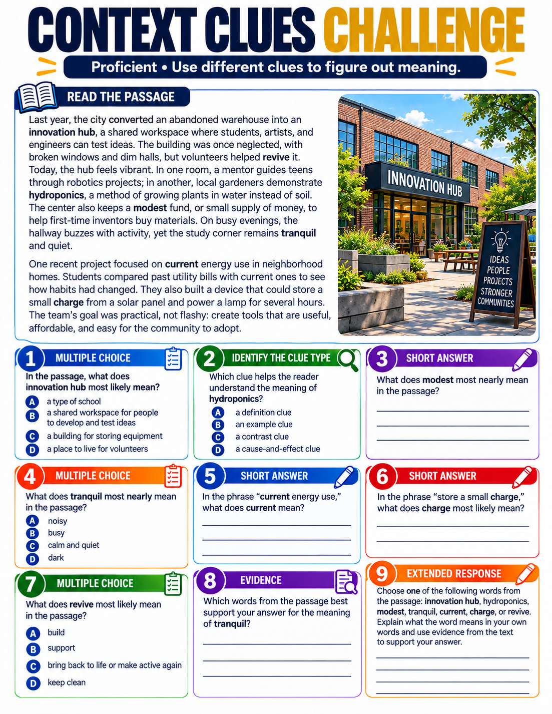 Reading Comprehension resource — page 13